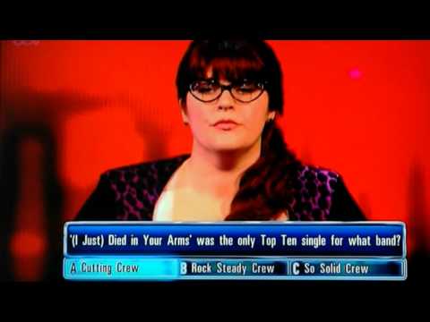 JENNY THE VIXEN RYAN SINGS I JUST DIED IN YOUR ARMS TONIGHT ON THE CHASE HEAD TO HEAD I HOPE U ENJOY