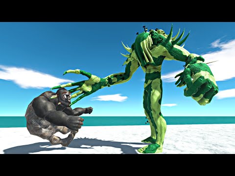 Plant Scourge vs Mutant Primates - Animal Revolt Battle Simulator