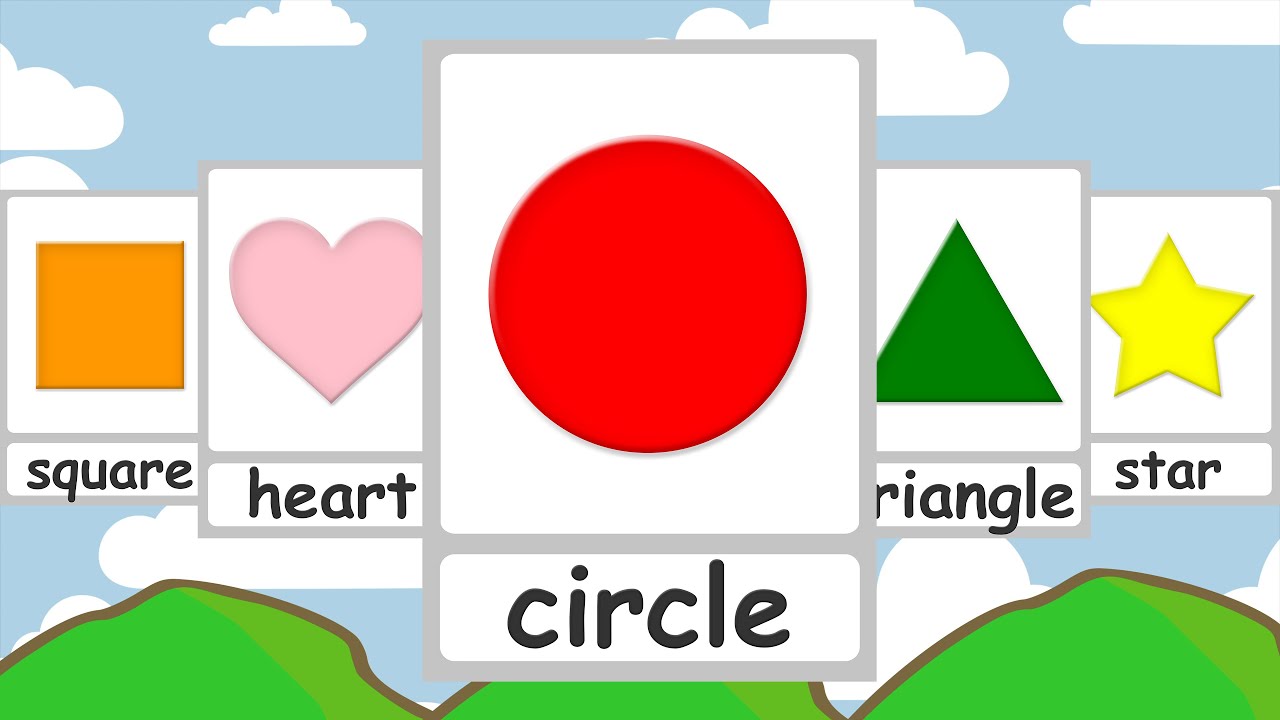 Shapes Vocabulary for Kids! 