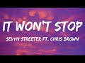 Sevyn Streeter It Won T Stop Ft Chris Brown Lyrics Baby Hop In My Ride