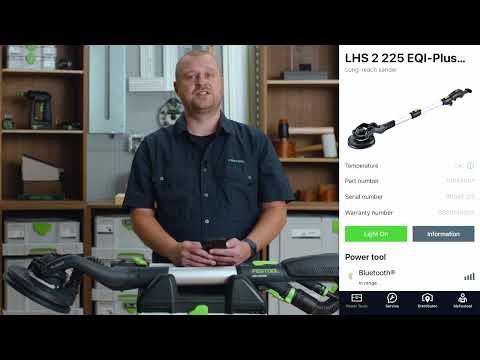 Festool Connected: Long-reach Sander PLANEX LHS 2 225 Smart Operations