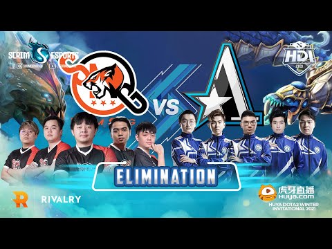 Team SMG vs Team Aster - Huya Dota 2 Winter Invitational 2021 - Elimination - B03