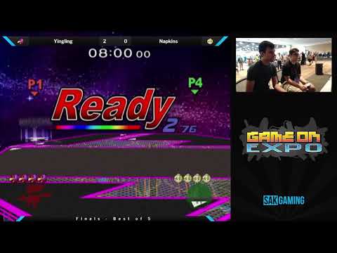 Game On Expo Melee Finals - Yingling (Falco) vs Napkins (Peach)