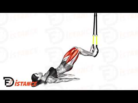 Exercice Hip thrust au TRX