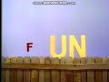 Classic Sesame Street FUN Words 1973