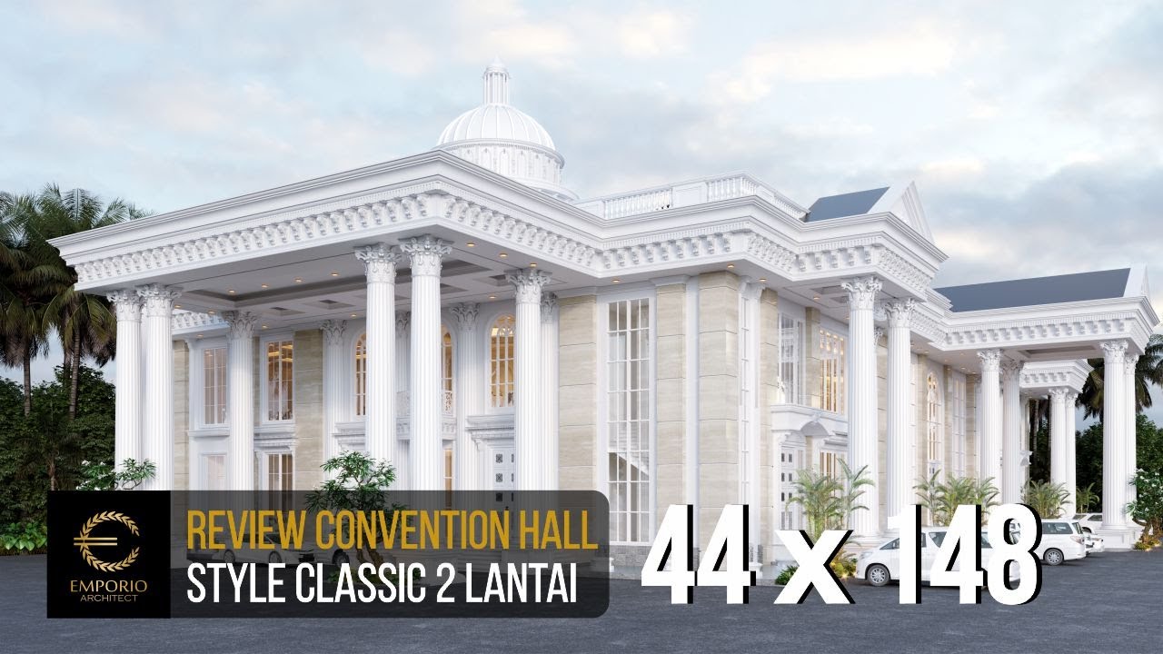 Video 3D Desain Convention Hall Classic 2 Lantai Bapak Yudi - Jambi