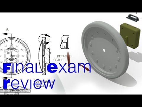 Autodesk Inventor 2015 Final Exam Review
