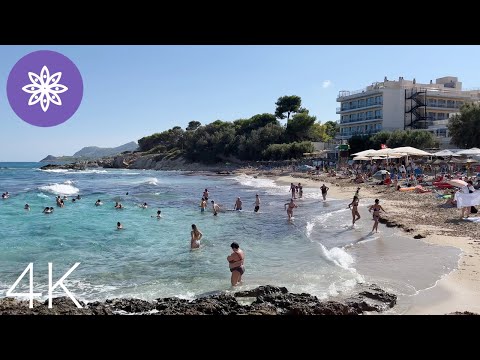Mallorca 4K 60fps // Passeio em Cala Ratjada (Praia Sa Pedruscada e Son Moll) // Verão 2023