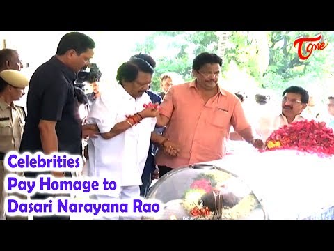 Celebrities Pay Homage to Dasari Narayana Rao || #03 Video