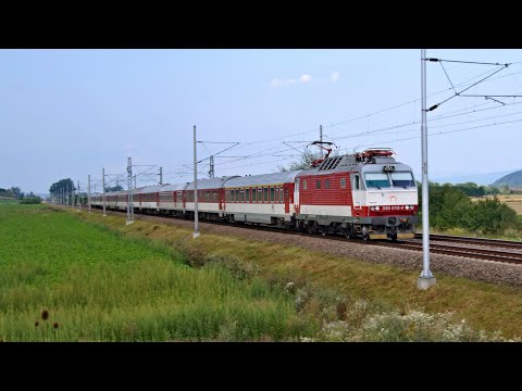 Vlaky Slovensko - Vectrony, Gorily a Bagety na trati ŽSR 120