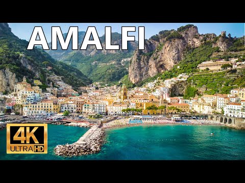 Beautiful tour of Amalfi Italy (in 4K + with captions)