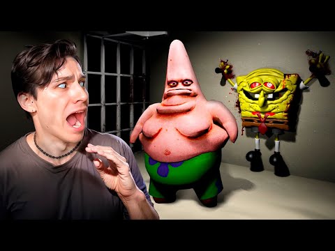 СБЕЖАЛ ОТ ЗЛОГО ПАТРИКА!😱 ГУБКА БОБ КРОВАВЫЕ ШТАНЫ!😨