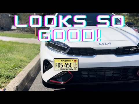 BEST FRONT LICENSE PLATE MOUNT EVER!  Cravenspeed Platypus Mount for Kia Forte GT