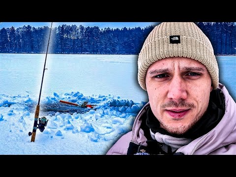 First time with a fishing rod on the ice ❄️ | installing extensions for a quad.