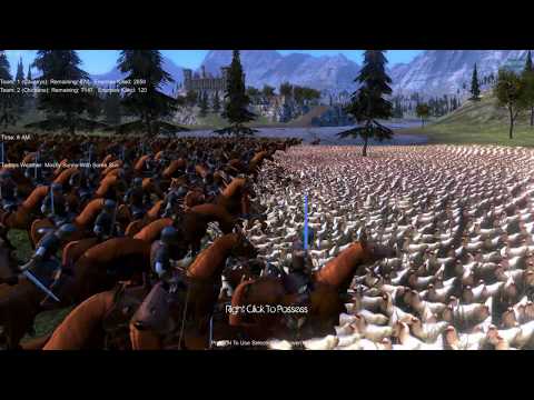 Crazy Battle Ever 1000 Cavalrys vs 10000 Chickens / Ultimate Epic Battle Simulator