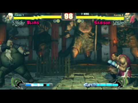 Street Fighter IV -FIGHT CLUB NRW- 26.09.09 Blims (RF) vs Samson (BG) Loser 1/2 Final