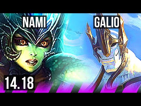 NAMI & Brand vs GALIO & Jinx (SUP) | 0/1/12, 700+ games | NA Grandmaster | 14.18