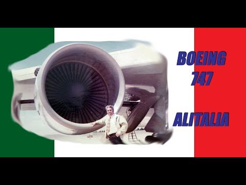 Alitalia 70s Boeing 747 - Tullio Di Marcoberardino