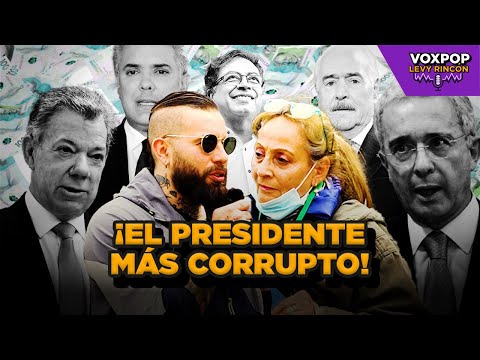 ¿Cuál ha sido el presidente más corrupto de Colombia? | ¡Vox Pop de Levy Rincón!