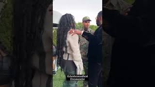 Chris Brown Talking To Teyana Taylor And Diddy