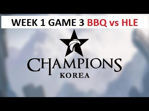BBQ vs HLE Series Highlights GAME 3 FİNAL SERİES 1080p