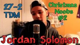 COD Ghost Christmas Noobs # 2 - Jordan Solomon Rap - 27-2 Amazing TDM Gameplay