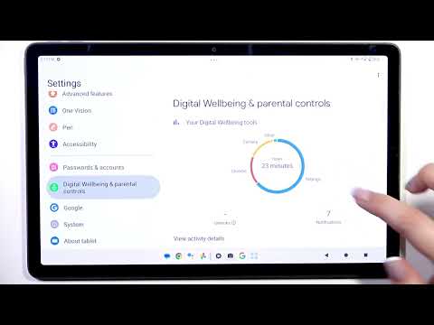 LENOVO Tab P11 Pro – How to Check Total Screen Time