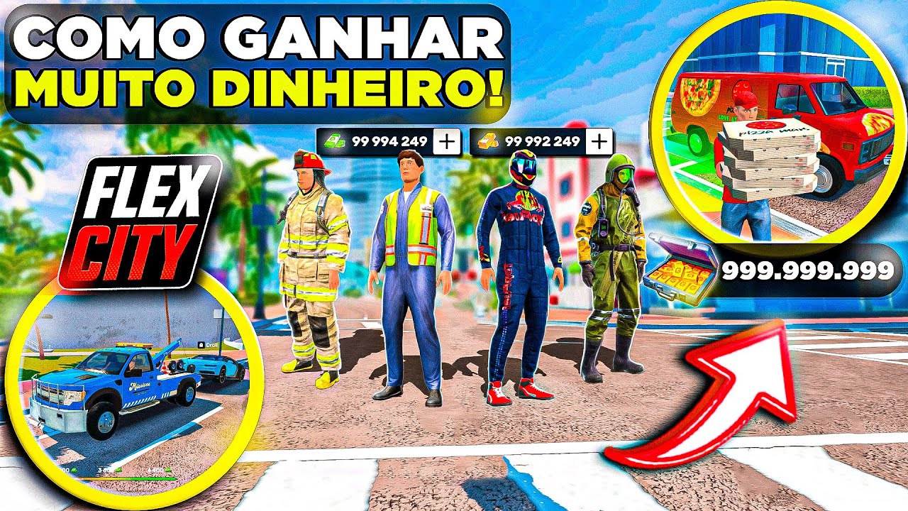 COMO GANHAR MUITO DINHEIRO COM OS NOVOS EMPREGOS DO FLEX CITY! VICE ONLINE