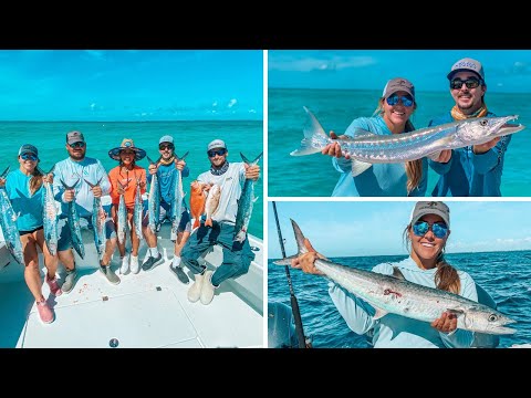 Fishing Nearshore Reefs for KING MACKEREL and BARRACUDA in ISLAMORADA, FL! | Ft. STANZFAM 🎣