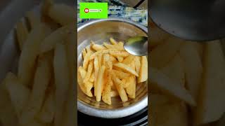 how to make french fries in microwave oven#shorts ##