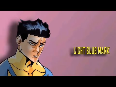 LIGHT BLUE MARK - Invincible War - New cómic animation - Variants - (Scenepack in 4K)