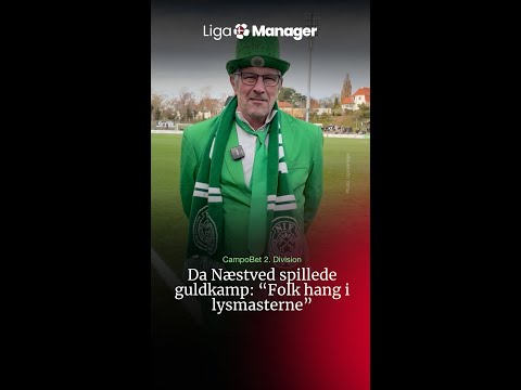 Da Næstved spillede guldkamp: “Folk hang i lysmasterne”