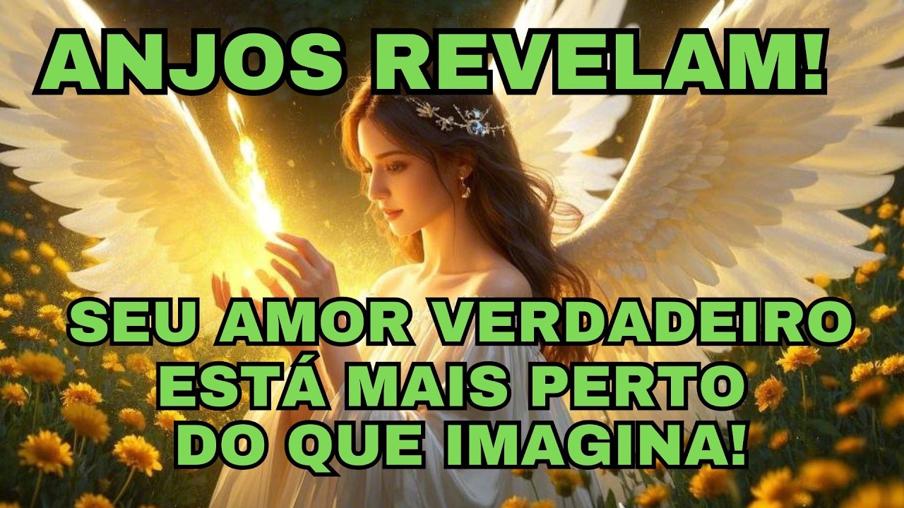 🙏  ANJOS REVELAM! SEU AMOR VERDADEIRO ESTÁ MAIS PERTO DO QUE IMAGINA!💌🌈