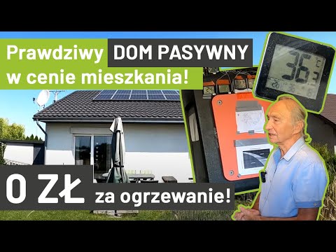 Prawdziwy DOM PASYWNY w cenie mieszkania! 0zł za ogrzewanie!