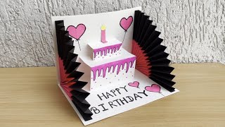 DIY - 3 D Birthday Card  Pop-Up Birthday Card  Spe