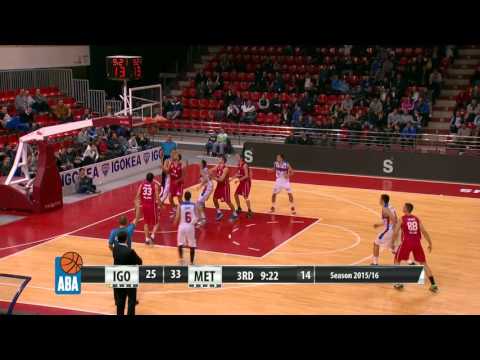 ABA Liga 2015/16 highlights: Igokea - Metalac Farmakom R16 (23.12.2015)