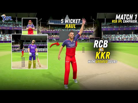 🔥 RCB IPL Campaign Begins! Hazlewood’s Fifer Destroys KKR | RCB vs KKR | IPL 2026  | Cricket 24