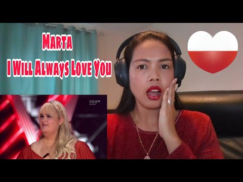 Marta - Whitney Houston -I Will Always Love You - The Voice of Poland 12 Live Finał 2021 | REACTION
