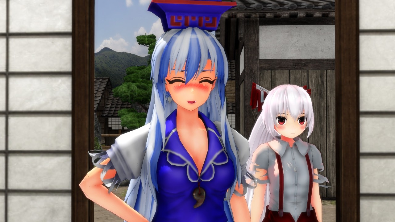 【東方MMD】慧音先生の休日