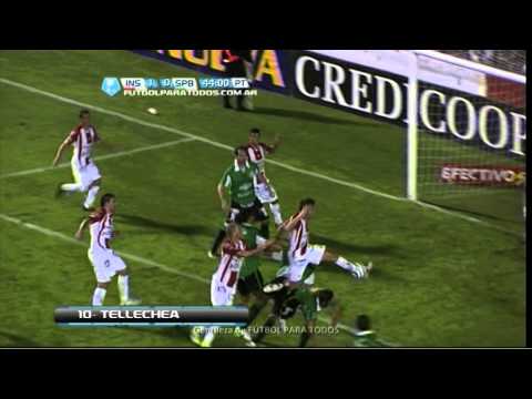 Gol de Tellechea. Instituto 1 - Sportivo Belgrano 0. Fecha 37. Primera B Nacional 2013/14. FPT