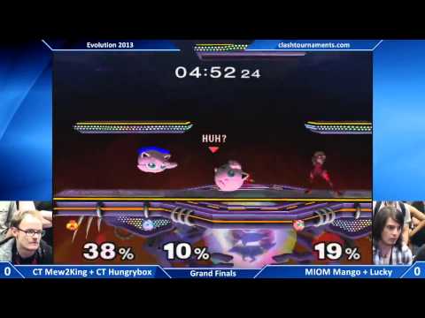 Evolution 2013 - CT Mew2King + CT Hungrybox vs MIOM Mango + Lucky - Grand Finals - SSBM