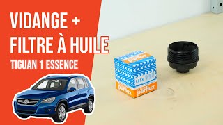 Youtube thumbnail of video "Vidange et changement du filtre à huile Tiguan 1 1.4 TSI 🛢"
