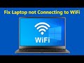 How To Fix Laptop Not Connecting To WiFi Howtosolveit
