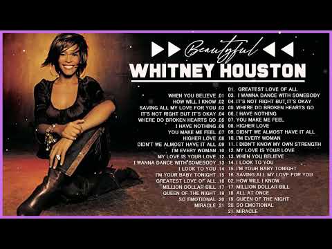 Whitney Houston Greatest Hits Full Album 2023– Best Songs of World Divas Whitney Houston