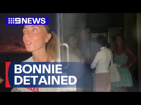 Controversial content creator Bonnie Blue has been detained by police in Bali | 9 News Australia