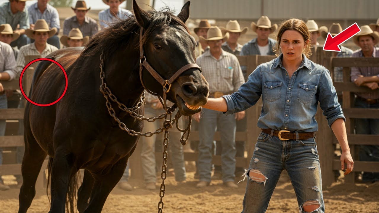 Untamable Horse Is Sold at Auction, But What the Girl Did Left Everyone in Total Shock...