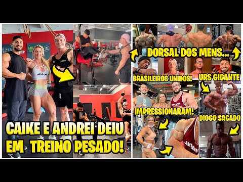 CAIKE PRO E ANDREI DEIU TREINANDO JUNTOS! ZANCA RAMON E CAROL JUNTOS! DIOGO SACADO! URS GIGANTE!