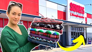 Shopping At Thrift Stores To Find Clothes To Resell On Ebay