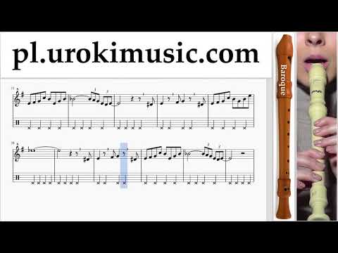 Jak Grać Na Flecie Prostym (Barokowy) The Pink Panther - Theme Song Tabulatura Lekcje Część 2 um