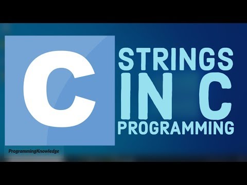 C Programming Tutorial for Beginners 24 - Strings in C (With Examples)